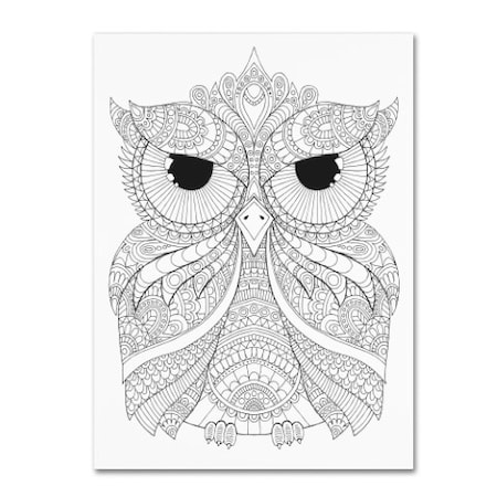 Hello Angel 'Night Owls 4' Canvas Art,18x24